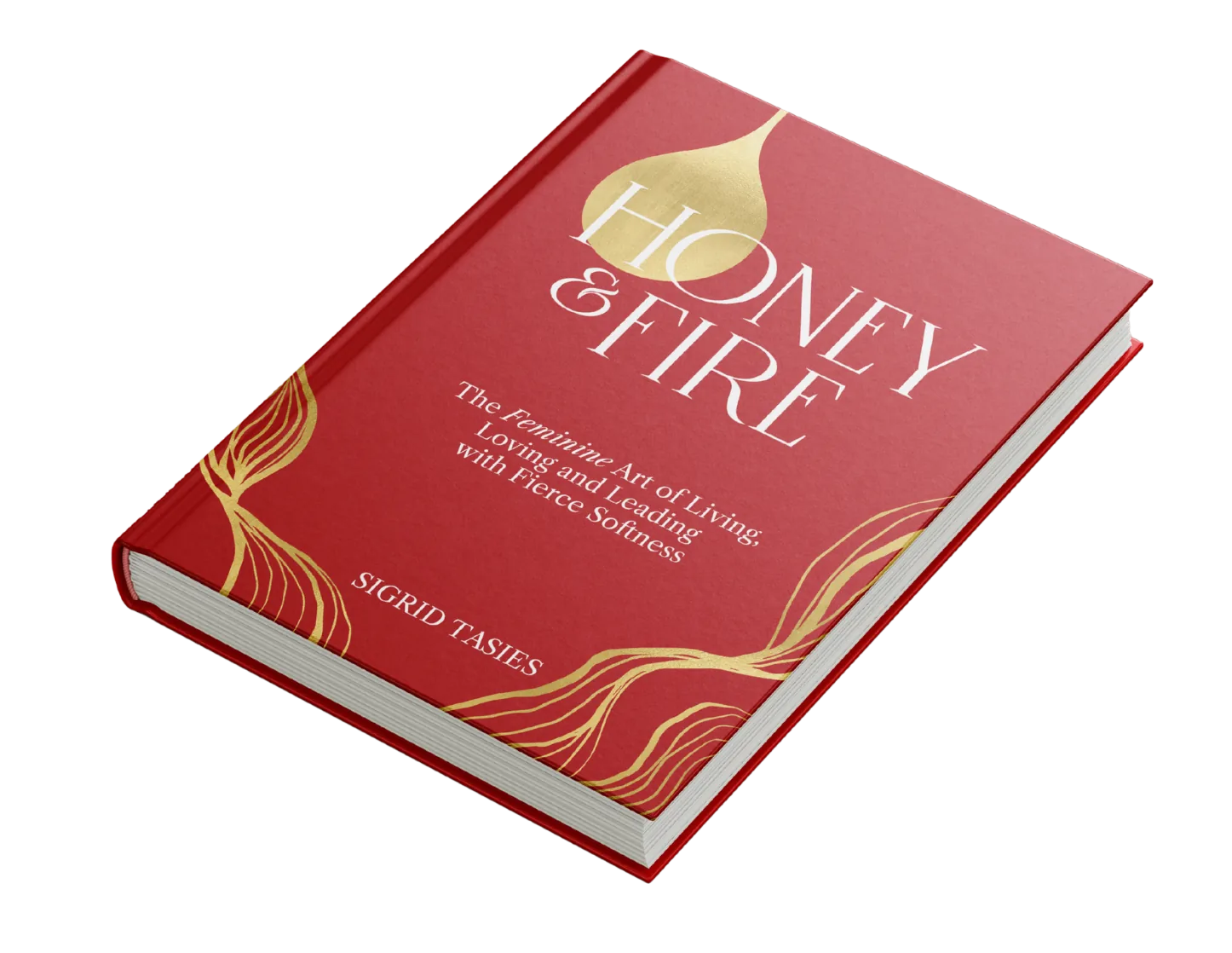 Honey & Fire hardcover, 3D view